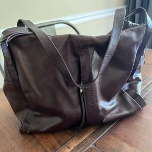 HOBO Brown Leather shoulder handbag